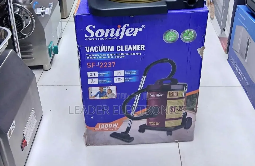 Sonifer Vacuum Cleaner 21 Liter – Powerful Wet Dry Cleaning