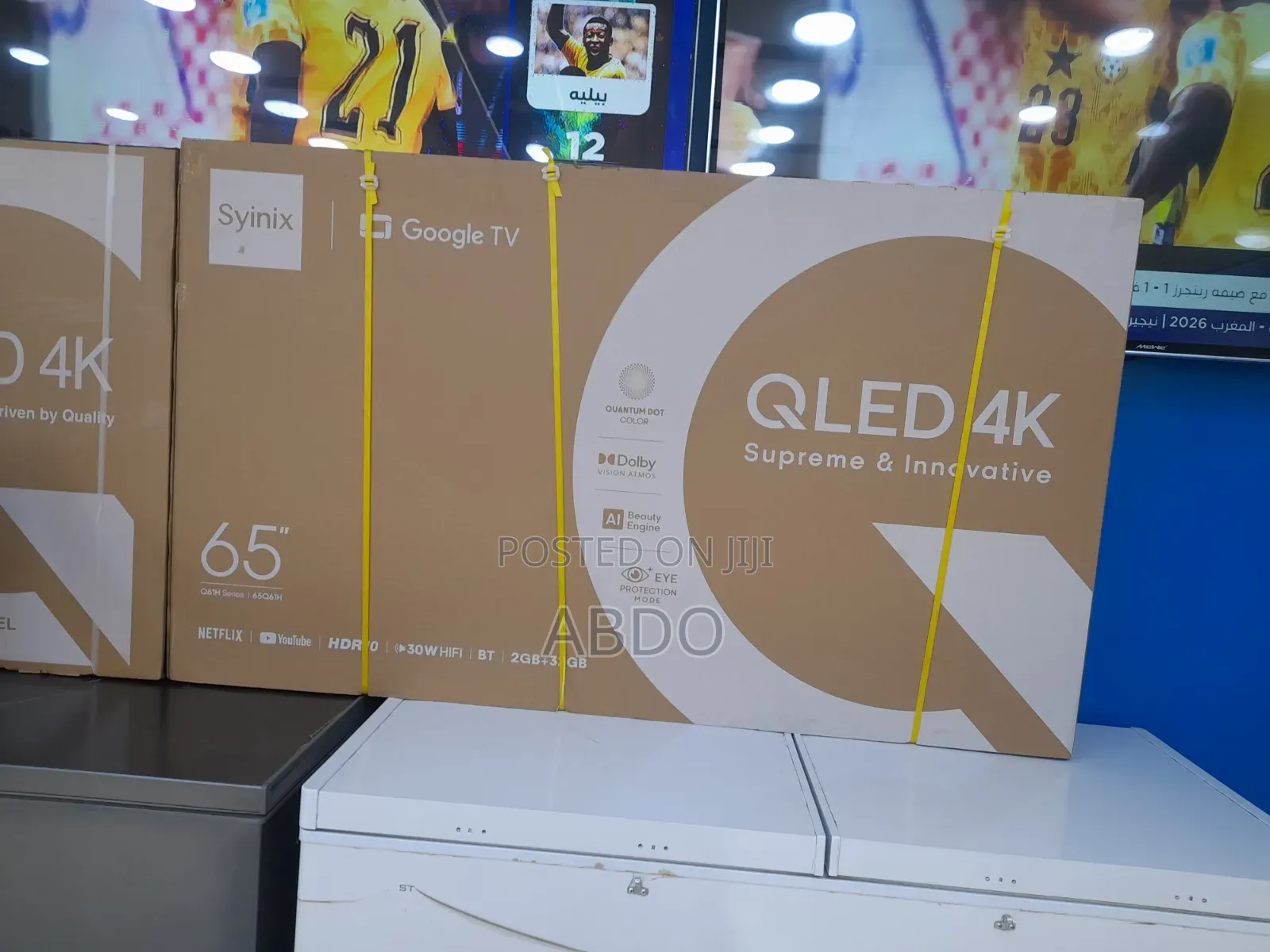 Syinix Smart Qled Googel TV 65 Inch Andraid Framless TV