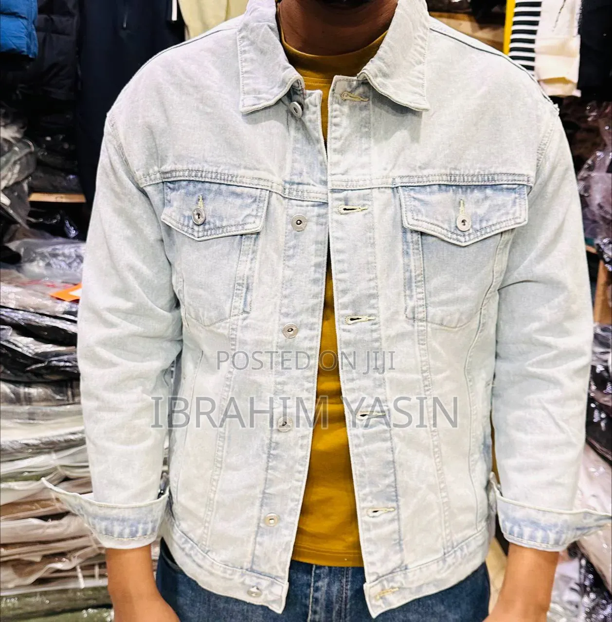 Men's Light Blue Denim Jacket – New