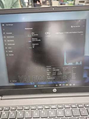 New Laptop HP Stream Notebook 16GB AMD Ryzen 7 SSD 512GB