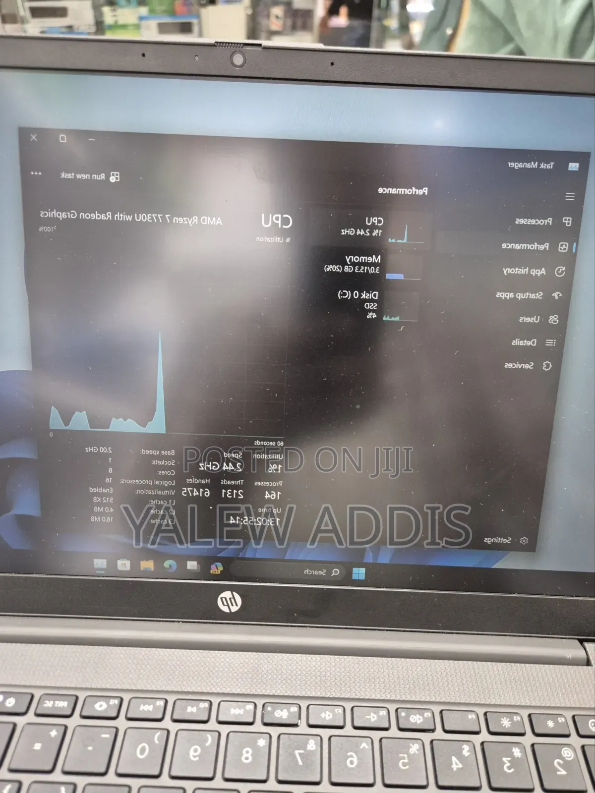 New Laptop HP Stream Notebook 16GB AMD Ryzen 7 SSD 512GB