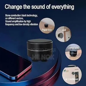 Mini Magnetic Speaker,Mini Bone Conduction Bluetooth Vibration Speaker