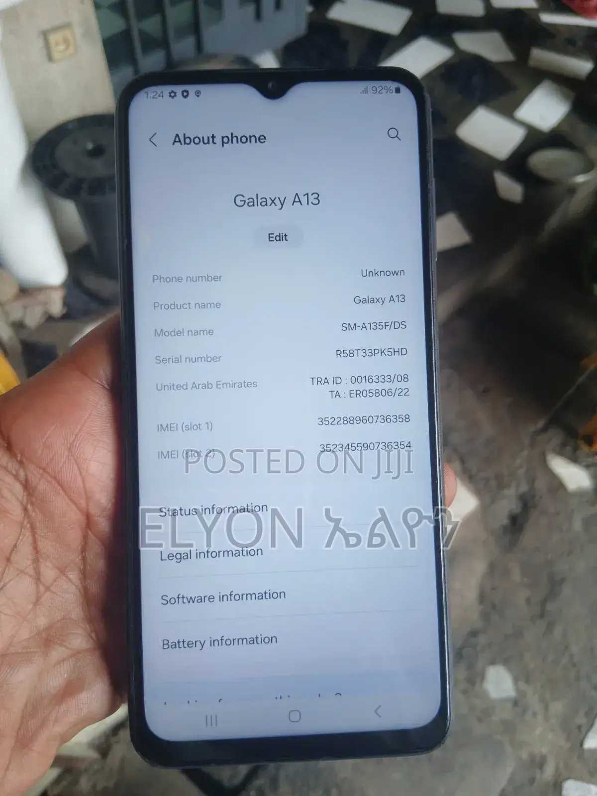 Samsung Galaxy A13 64 GB Black