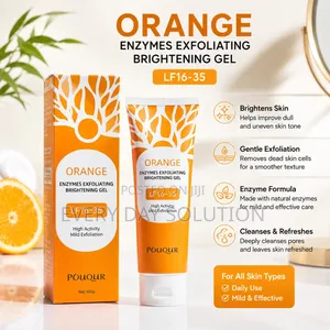 Orange Brightening Face Gel – Deep Cleansing Formula