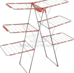 Turkish 6-Wing Foldable Clothes Drying Rack | ታጣፊ የአልባሳት ማድረቂያ