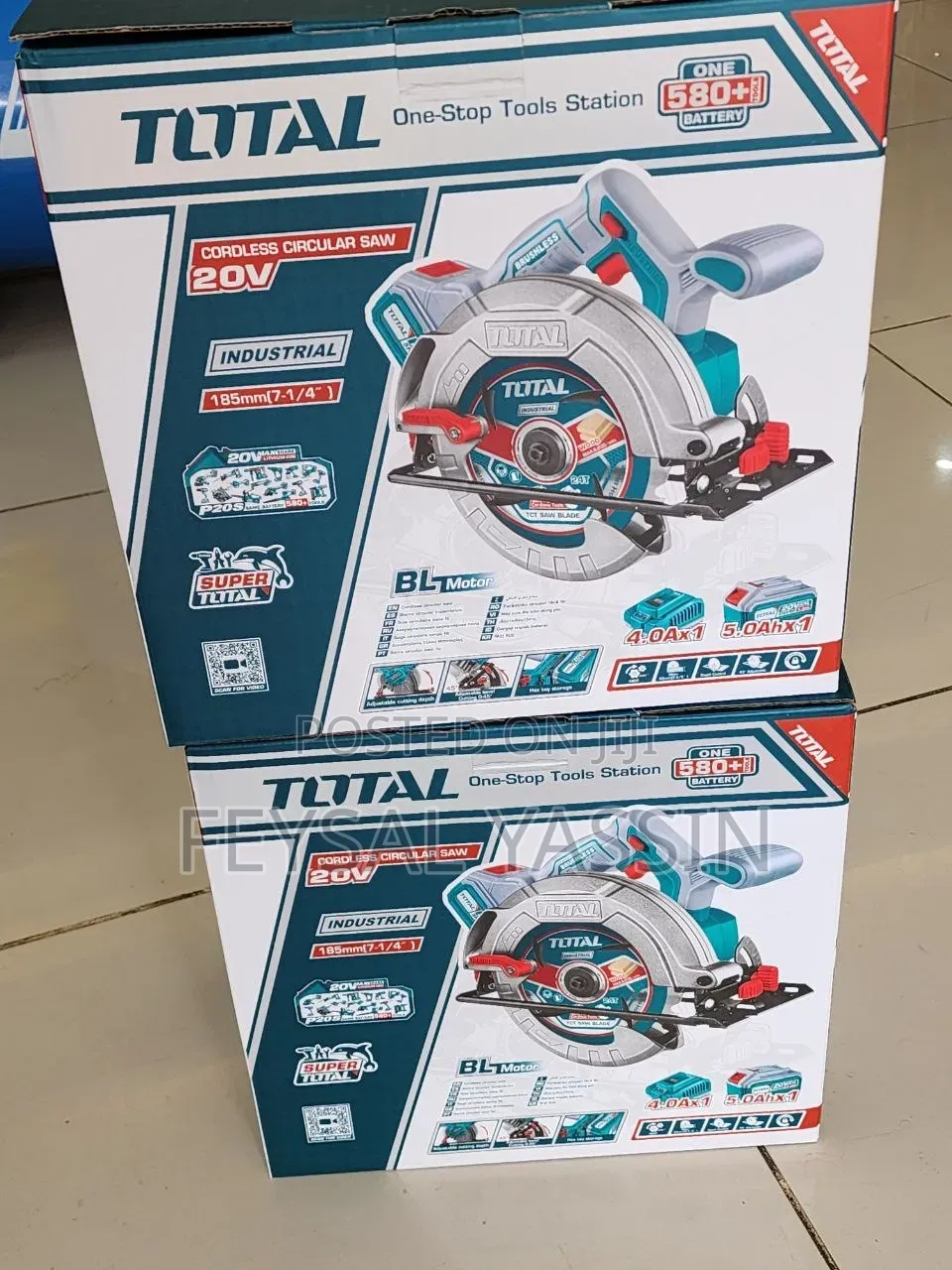 TOTAL 20V Cordless Circular Saw (Brushless)