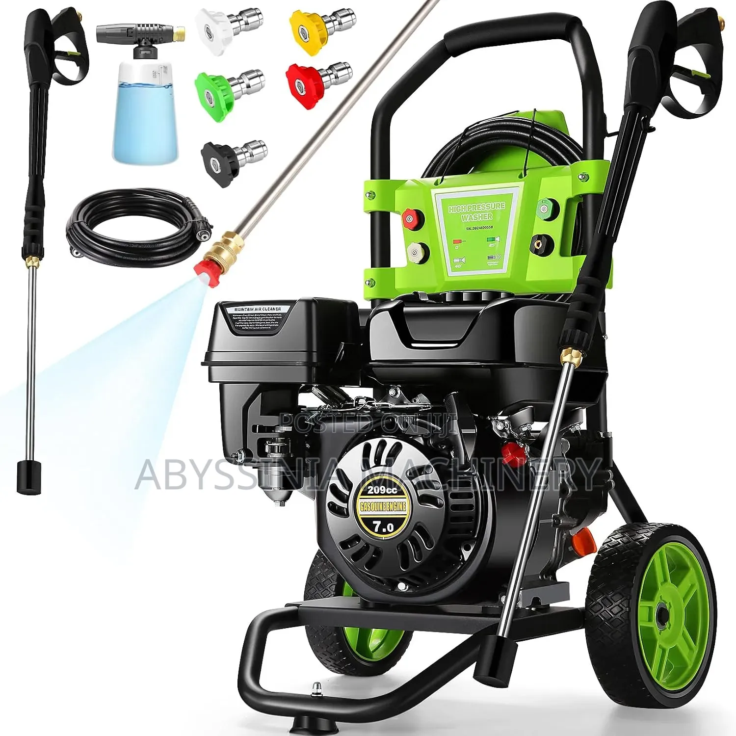 VIDO 7.0HP Gasoline High Pressure Washer 220