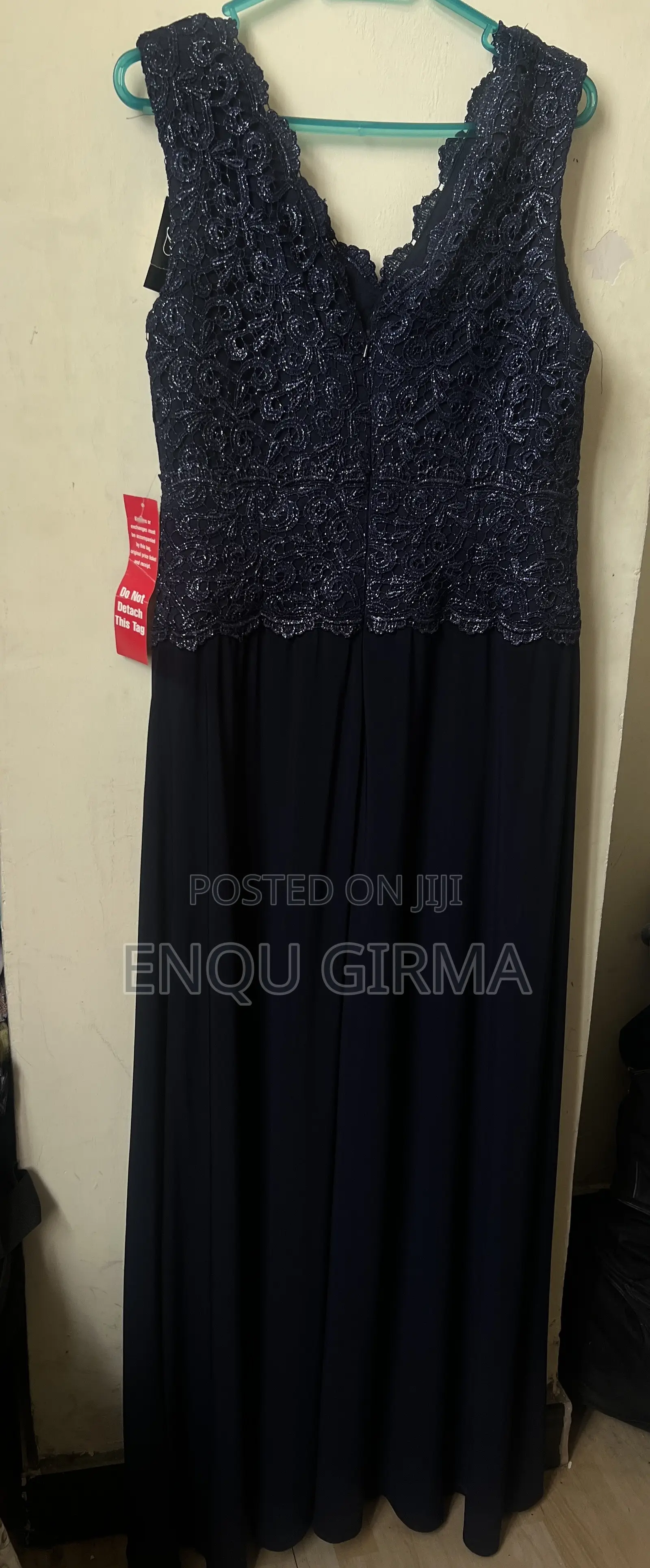 Long Dark Blue Dress