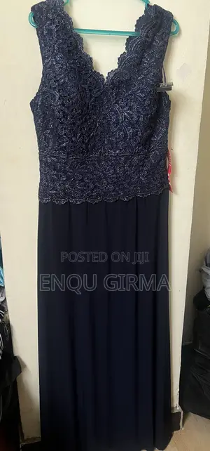 Long Dark Blue Dress