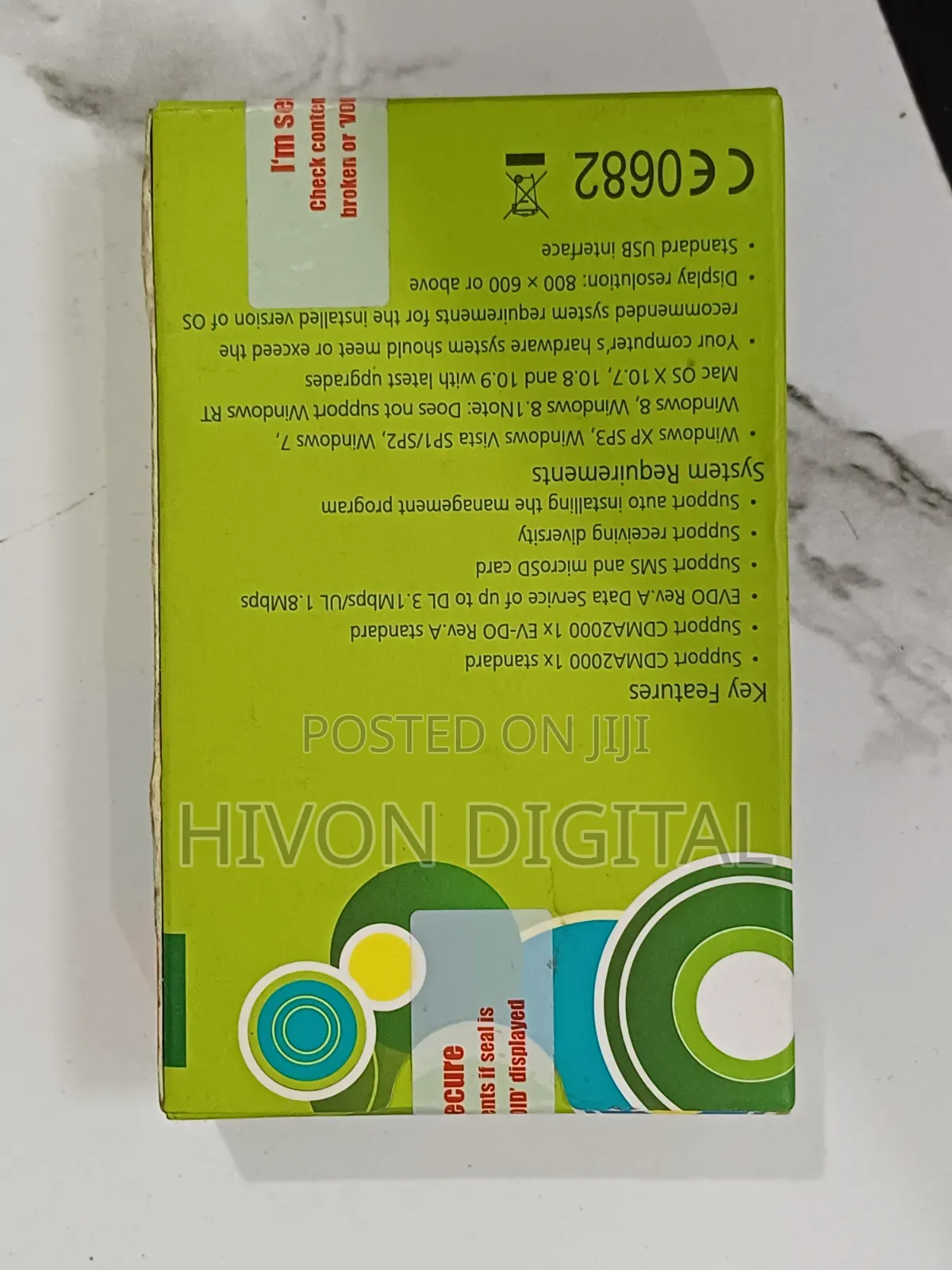 Huawei WiFi Modem Dongle ( Tele WiFi Router)
