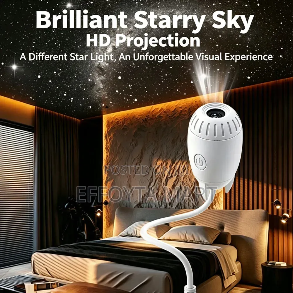 Moon,Saturn,galaxy Light Projection