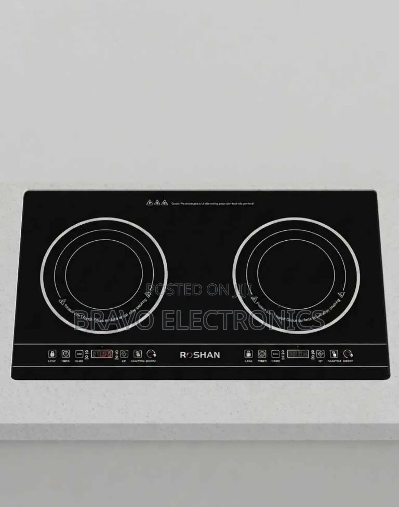 Roshan Double Burner Digital Electric Stove | ሮሻን 2 ተች ስቶቭ