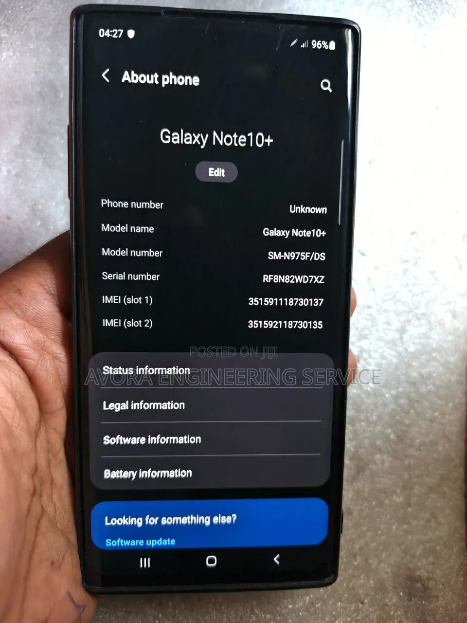 Samsung Galaxy Note 10 Plus 256 GB Black