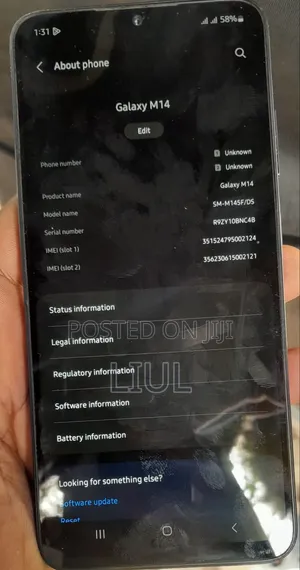 Samsung Galaxy M14 64 GB Black