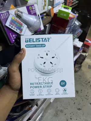 Gelistar Retractable Power Strip Extension Cord - የኤሌክትሪክ መልቲ (Multi)