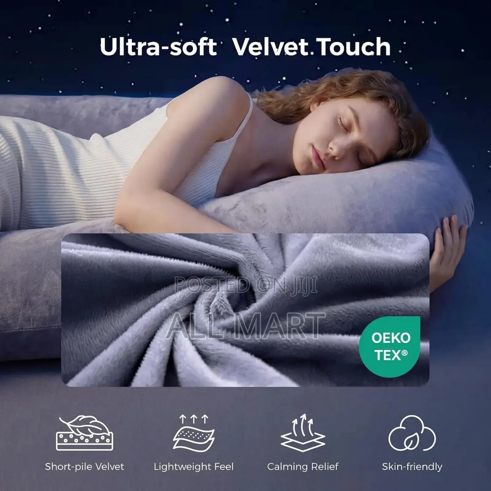 Extra Comfort Pregnancy Pillow