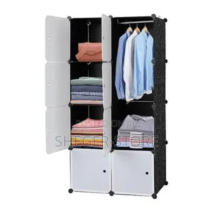 Brand New Plastic and Metal Cubic Cloth Cabinet ዘመናዊ የልብስ ቁምሳጥን