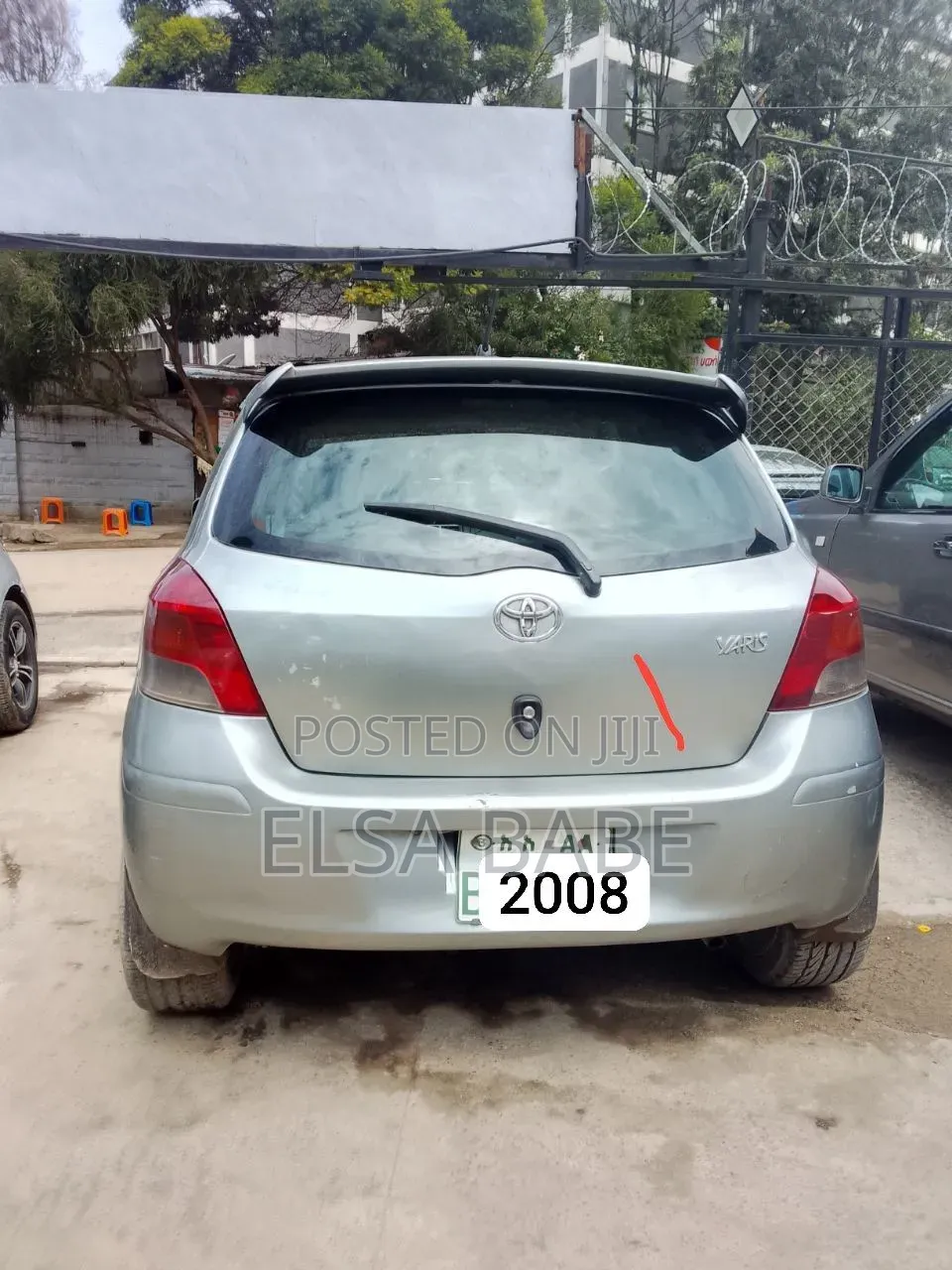 Toyota Yaris 2008 Gray