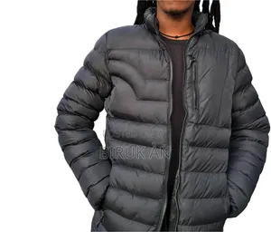 Black Quilted Puffer Jacket