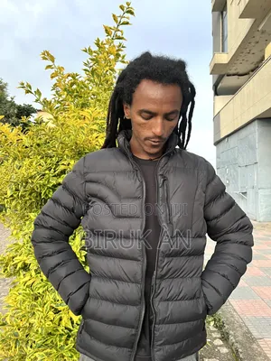 Black Quilted Puffer Jacket