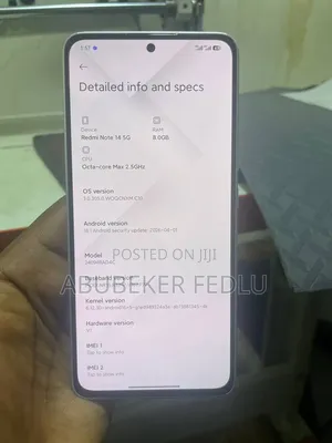 Xiaomi Redmi Note 14 5G 256 GB Gray