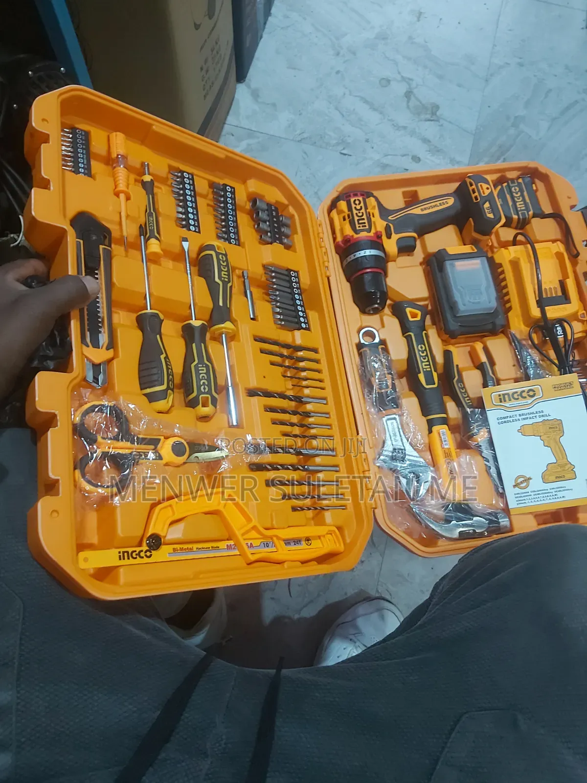 Incco Charger Drill With Accessories
