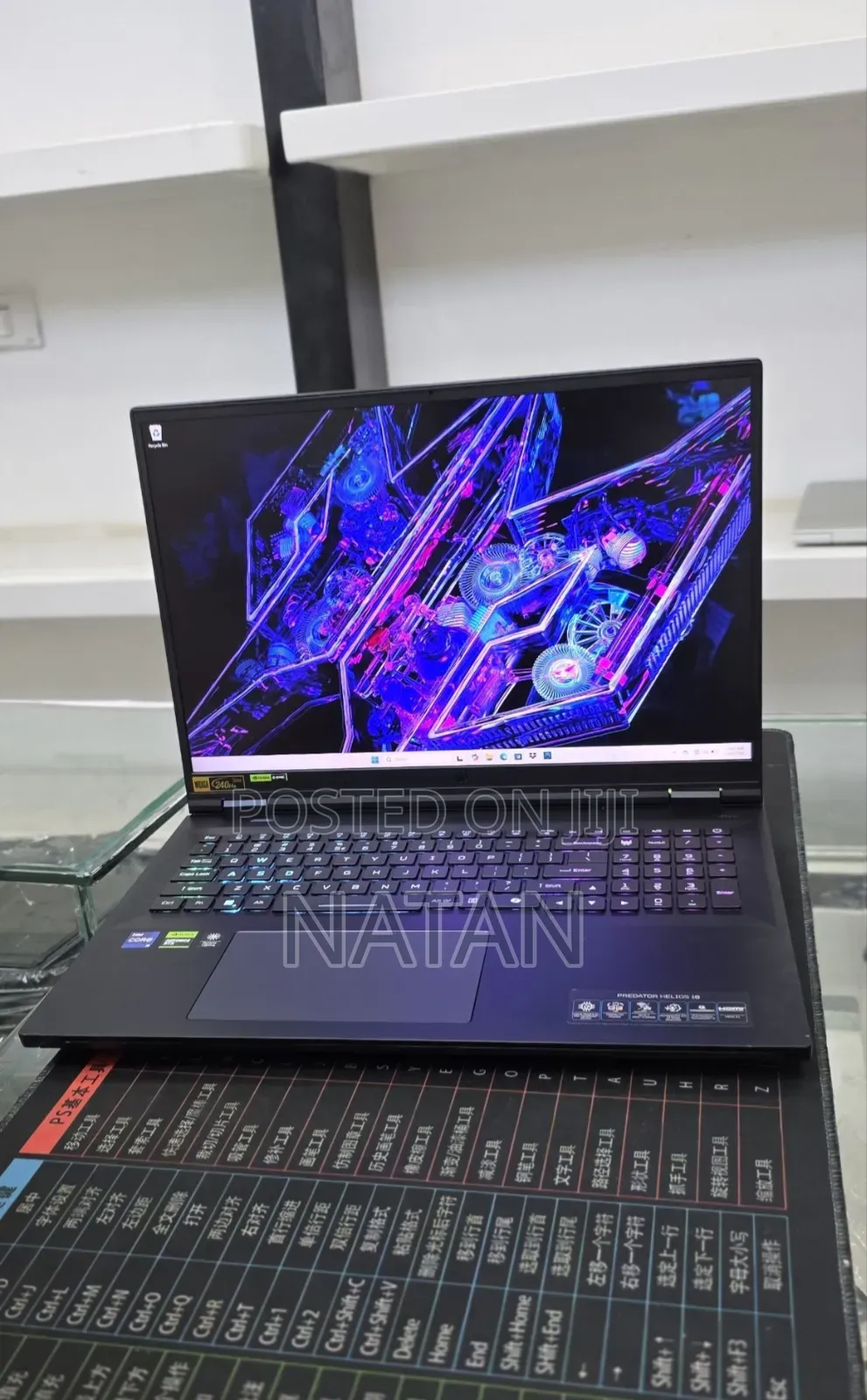 New Laptop Acer Predator Helios 18 PH18-71 32GB Intel Core i9 SSD 1T