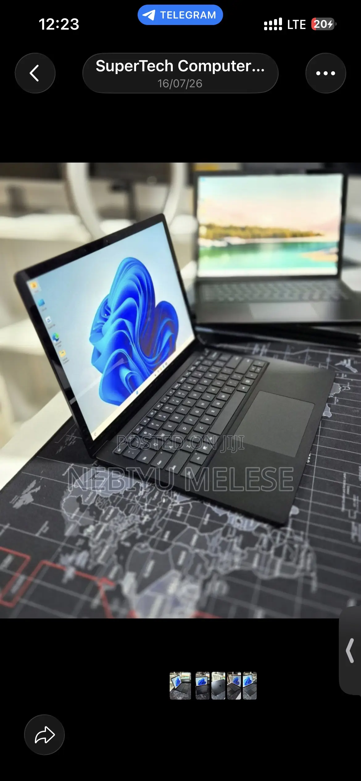 New Laptop Microsoft Surface 16GB Intel Core i7 SSD 256GB