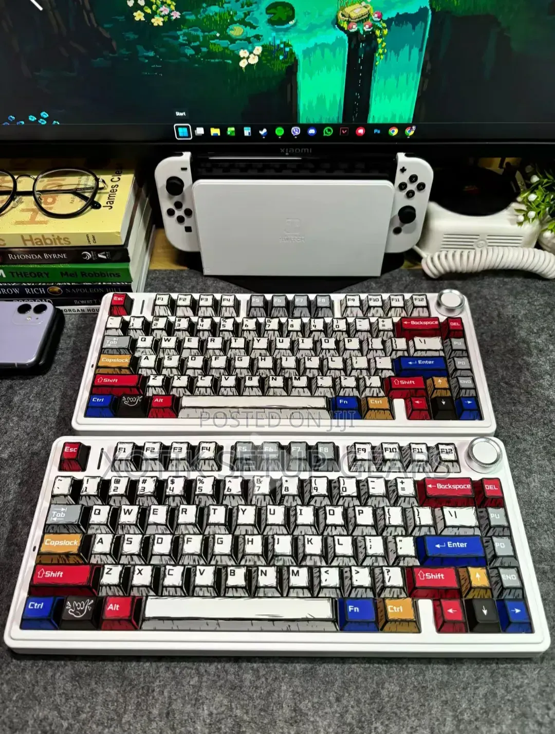 Aula F75 75% Mechanical Keyboard - Comic Keycaps Edition