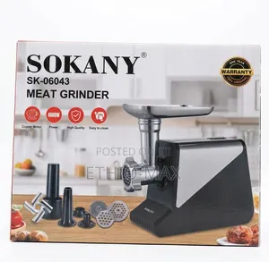 Sokany Meat Grinder – Fresh Meat, Powerful Performance Professional