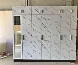 Multi-Door Bedroom Clothes Storage Cabinet (Strong Material)