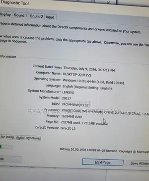 Laptop Lenovo Ideapad 3 16GB Intel Core i7 SSD 256GB