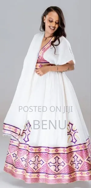 Elegant Ethiopian Family Habesha Traditional Outfit