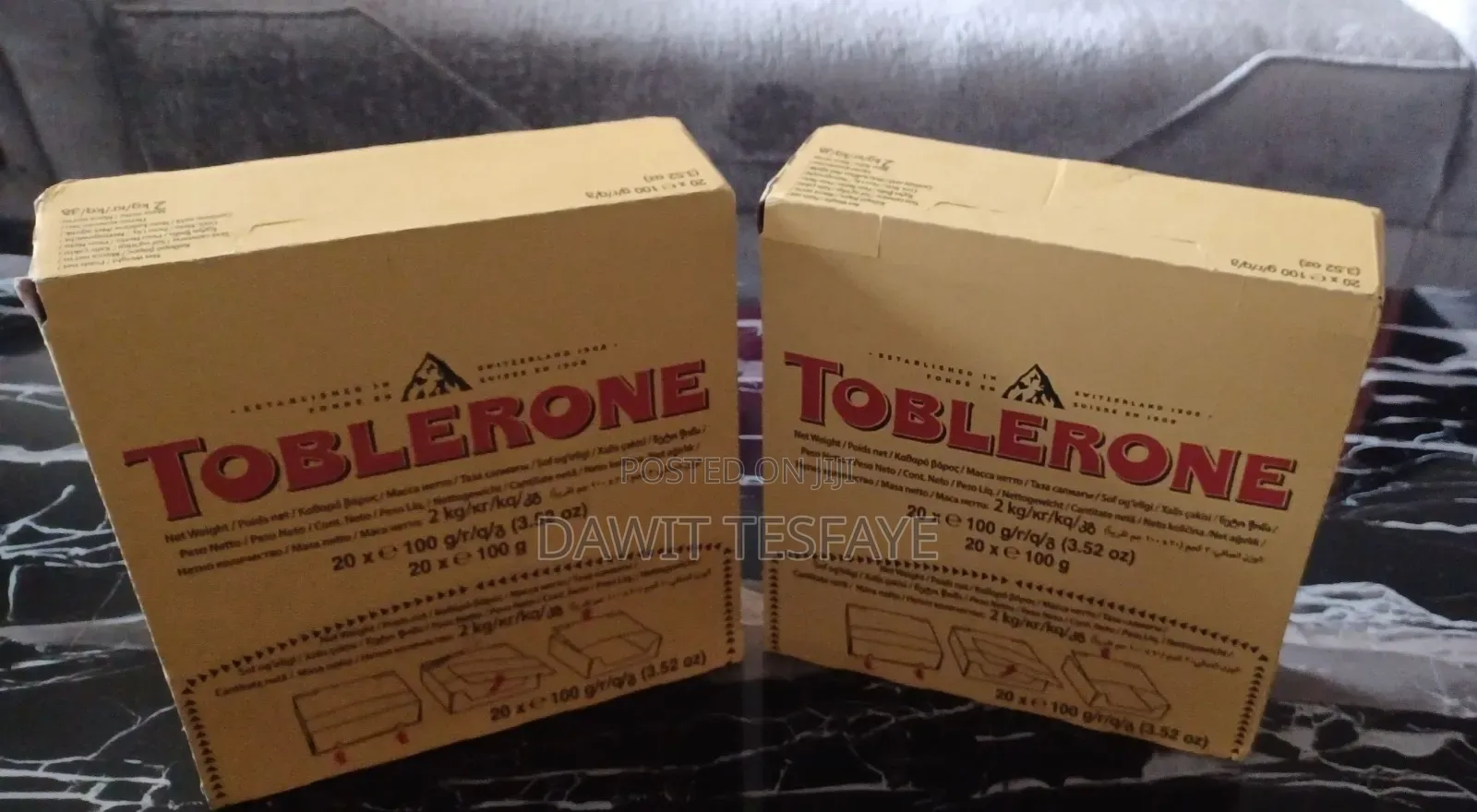 Toblerone Chocolate 20×100g