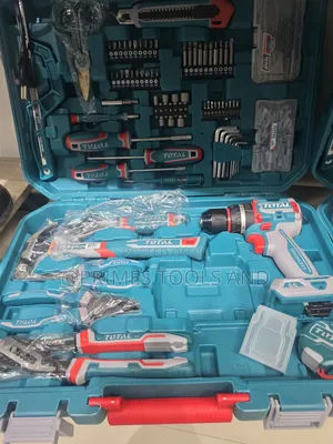 TOTAL 66V Brushless Cordless Drill 148PCS Hand Tool Kit