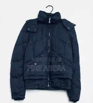 Esprit Hooded Quilted Down Puffer Jacket.