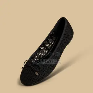 MAX Bow Accent Slip-on Ballerina Shoes