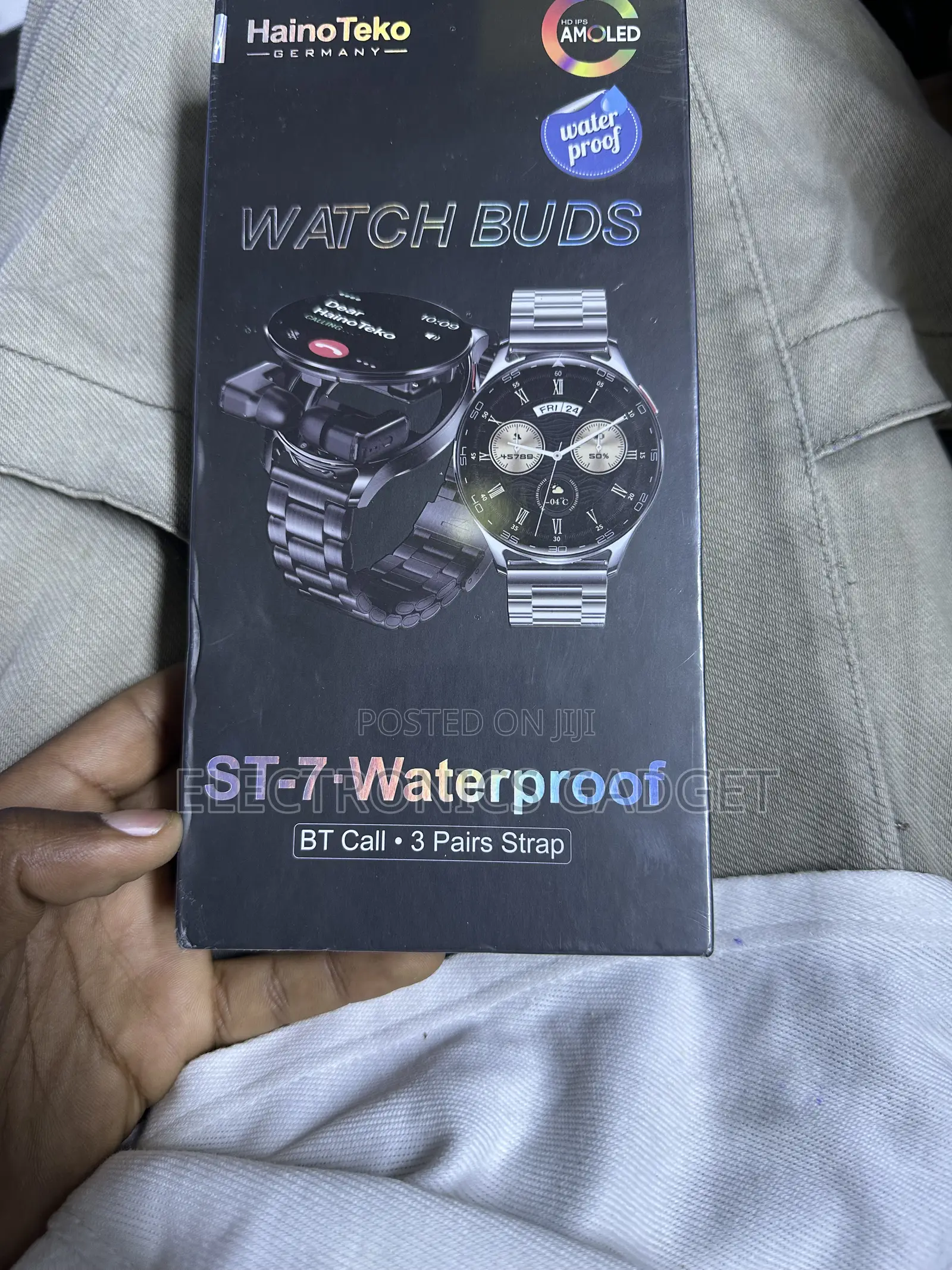 Haino Teko ST-7 Watch Buds Smartwatch With Built-in Earbuds