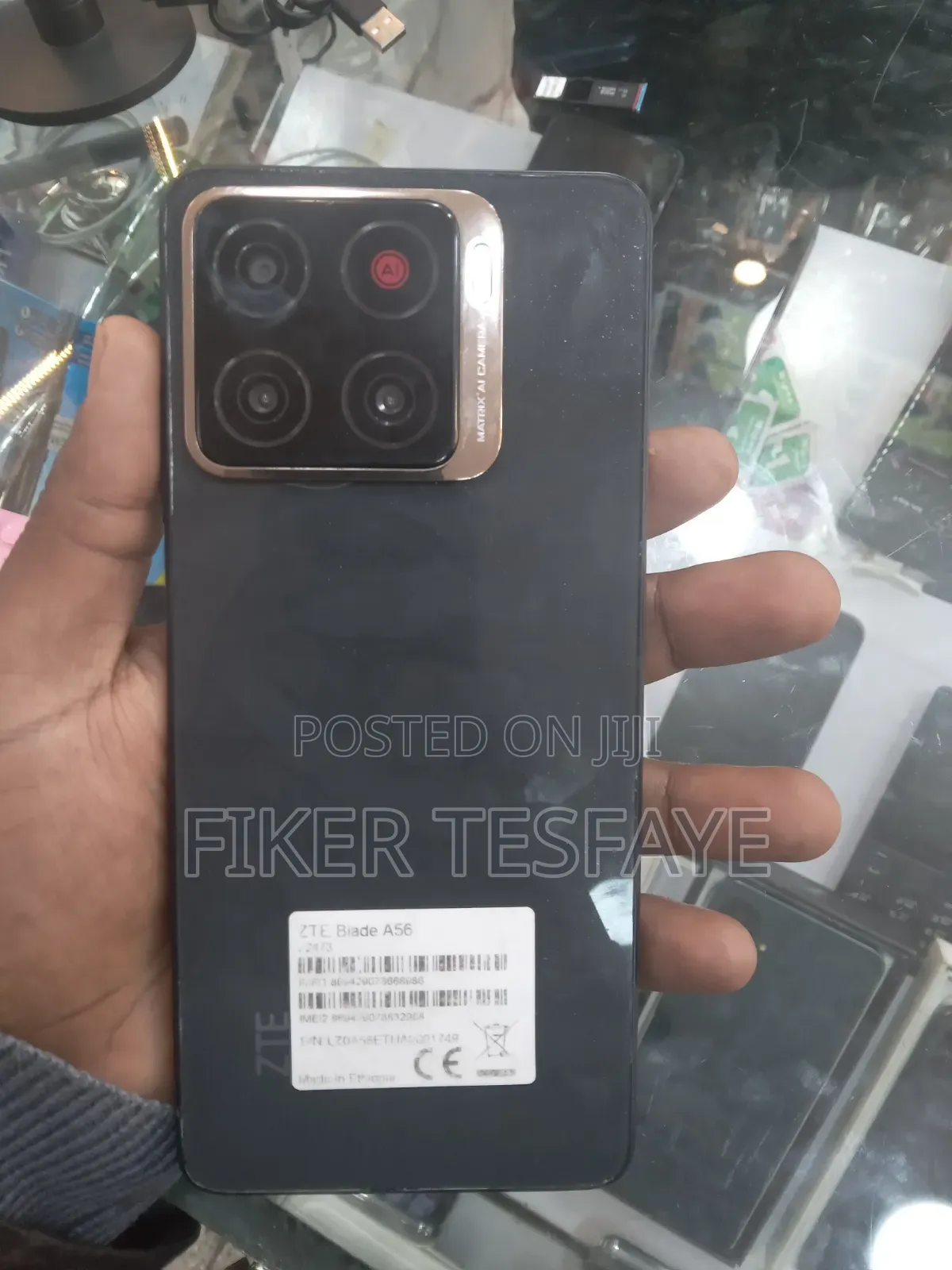 ZTE Blade A56 128 GB Black