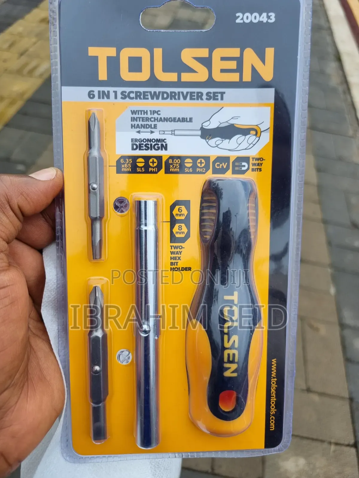 TOLSEN 6 in 1 Screwdriver Set