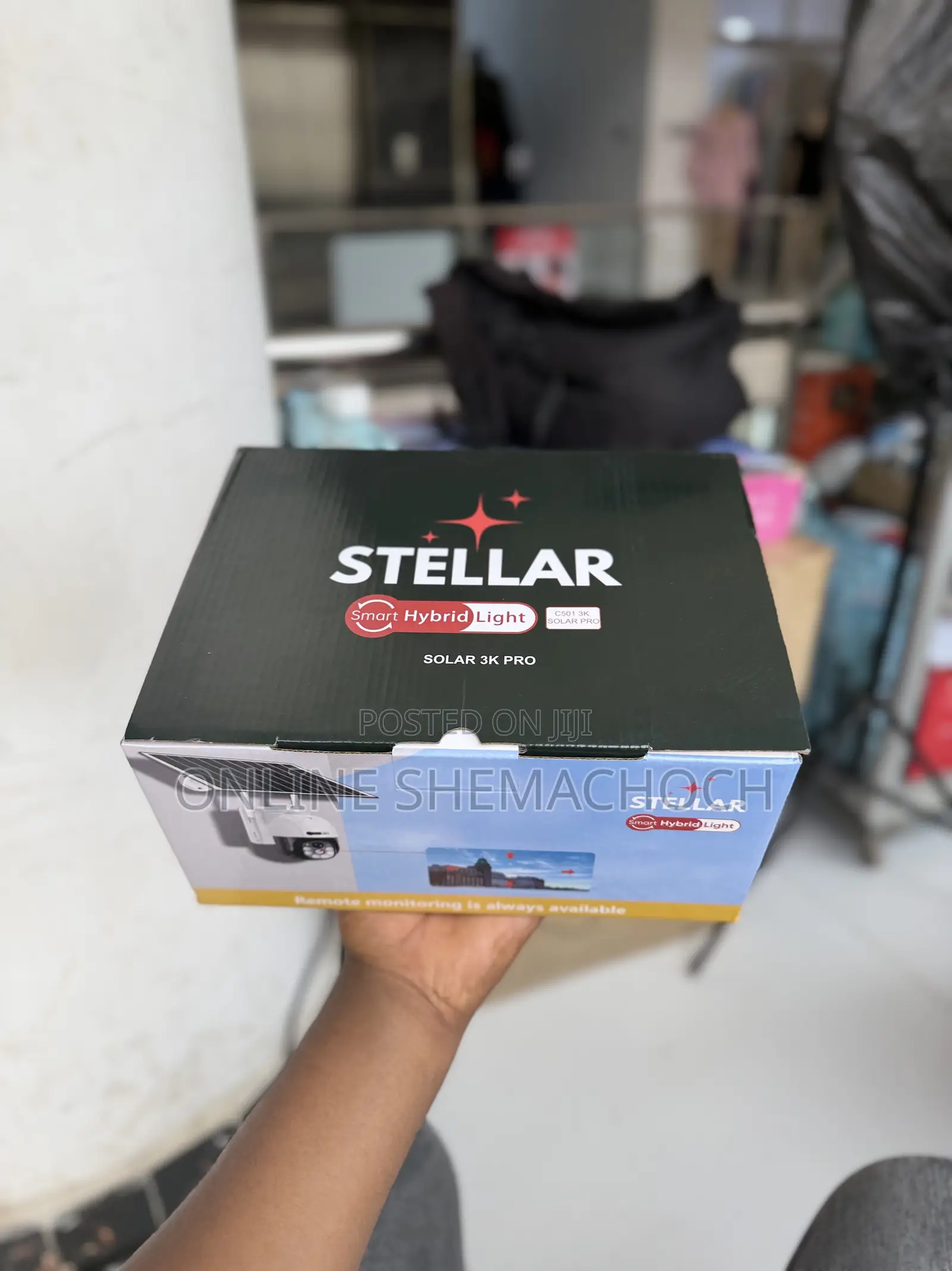Stellar C301 Solar Pro 4G SIM ሲም የሚሰራ ባለ ሶላር ካሜራ
