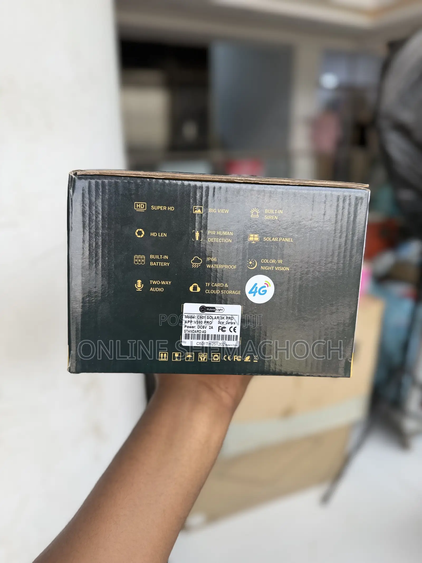 Stellar C301 Solar Pro 4G SIM ሲም የሚሰራ ባለ ሶላር ካሜራ