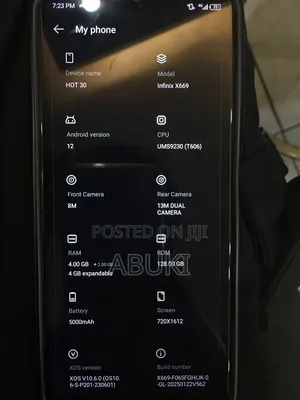 Infinix Hot 30i 128 GB White