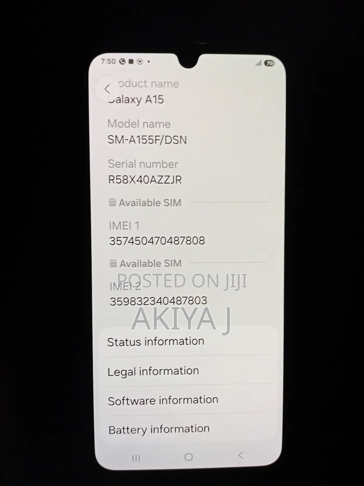 Samsung Galaxy A15 128 GB