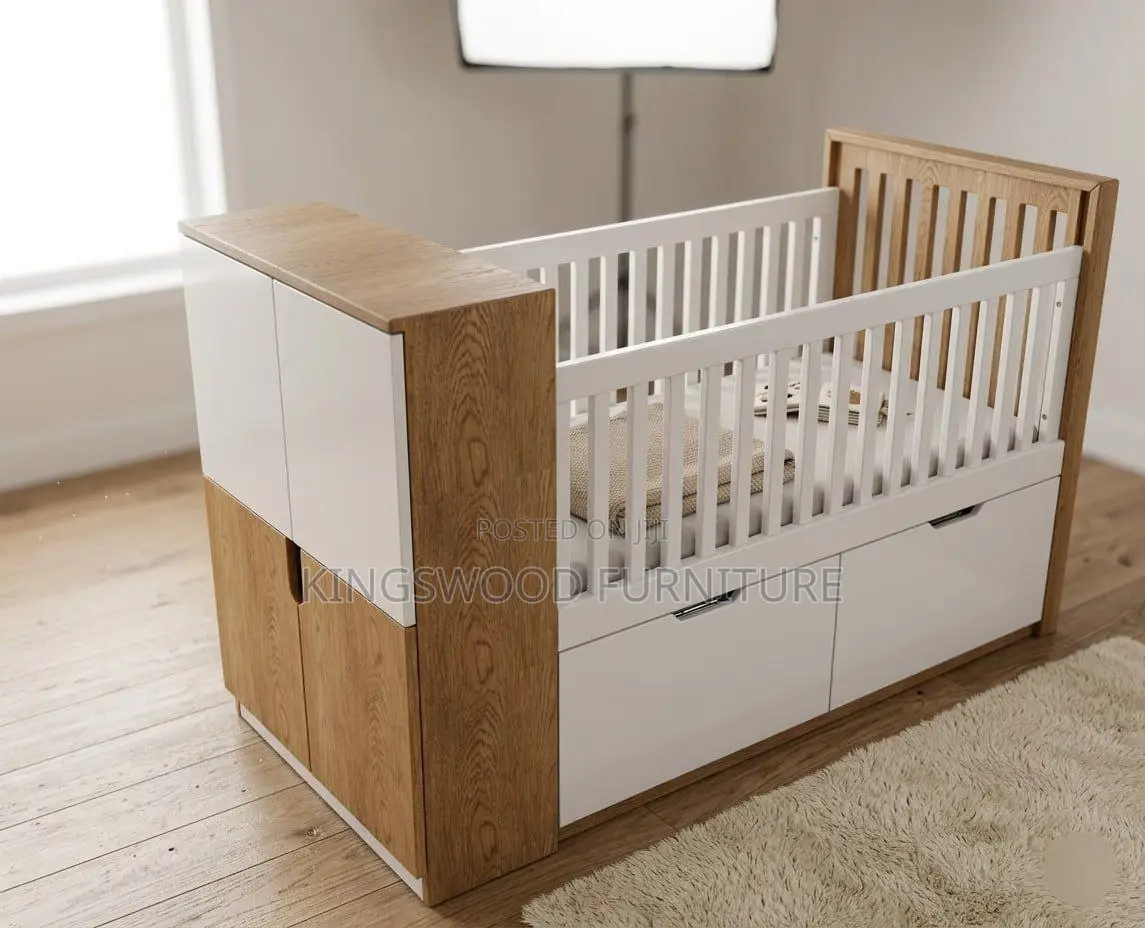 Baby Bed With Shelf P30 C1027