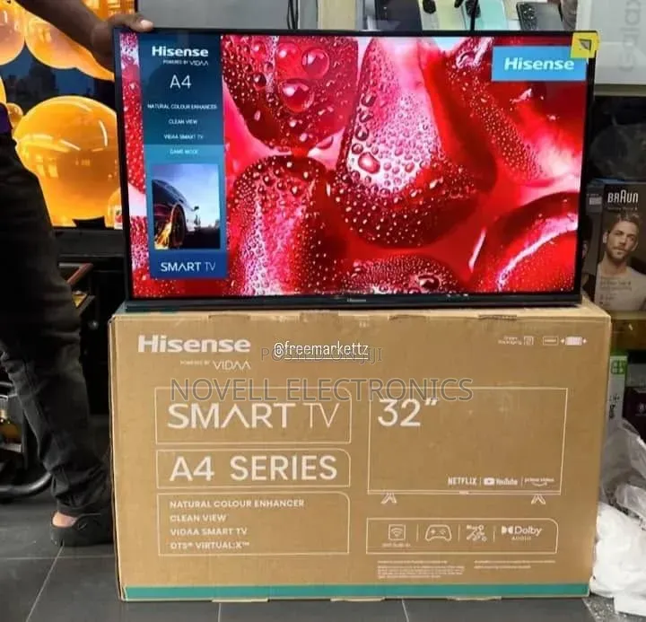 Hisense 32 Inch Smart TV (A4 Series) - Brand New