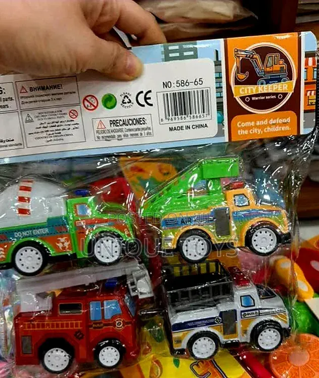  Urban Construction Team – 4-in-1 Friction Vehicle Set 