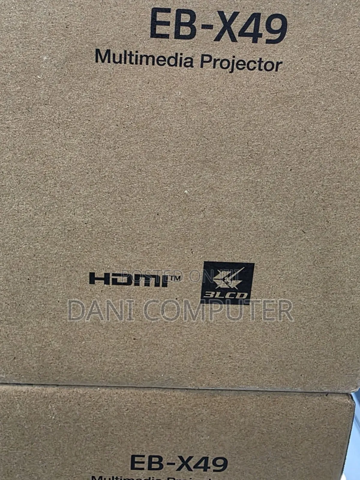 Brand New Epson Projector 
Model : EB-X49 
Technology: 3LCD, RGB Li