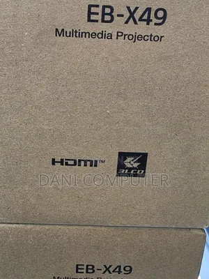 Brand New Epson Projector 
Model : EB-X49 
Technology: 3LCD, RGB Li