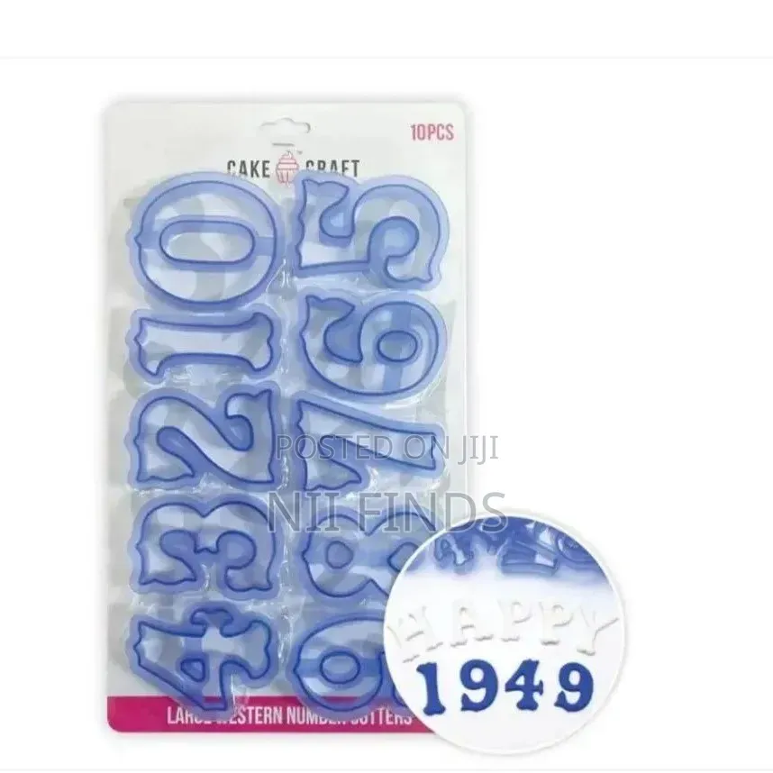 Extra Large Size Number Cutters